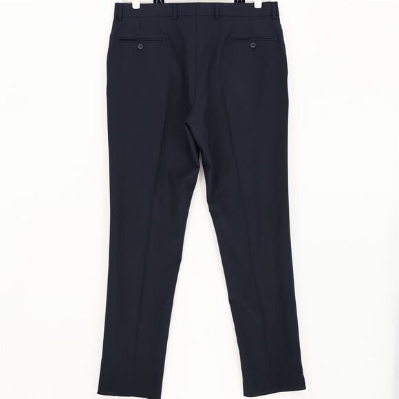 Brooks Brothers Men's Black Wool Blend Regent Classic Suit Pants Size W36 L34 - Picture 4 of 6